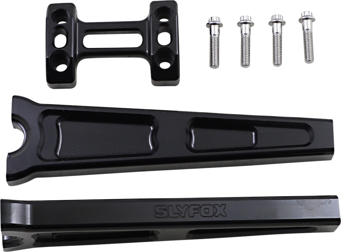 SLYFOX Handlebar Riser Kit - Straight - 10" - Black TM-SLY8