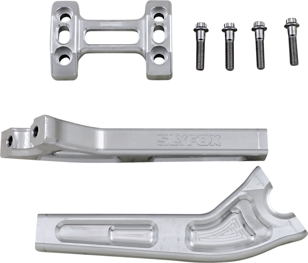 Slyfox Handlebar Riser Kit Pullback 8 Raw Tm Sly11 