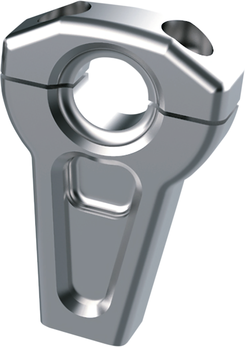 SLYFOX Handlebar Riser Kit - Straight - 3-1/2" - Raw TM-SLY17