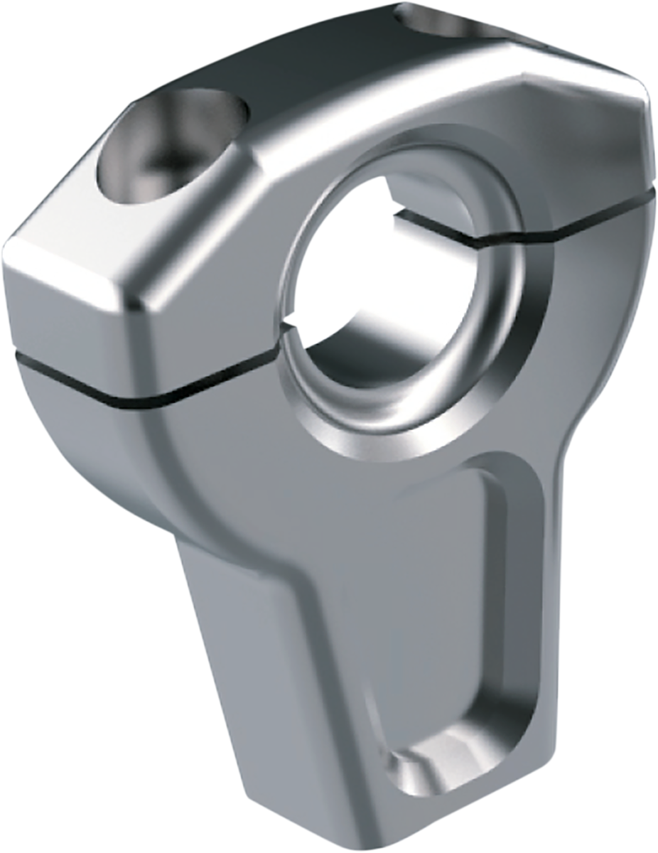 SLYFOX Handlebar Riser Kit - Straight - 2-1/2" - Raw TM-SLY15