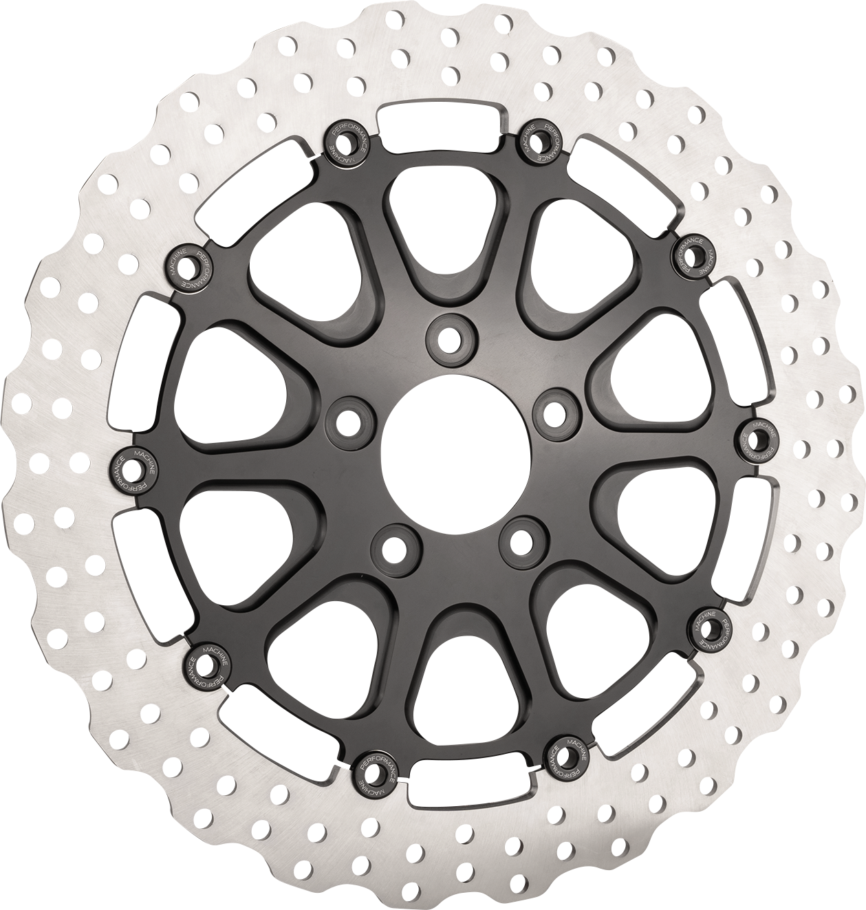 SLYFOX Front Rotor - Black - 13" 0133-3061S-B