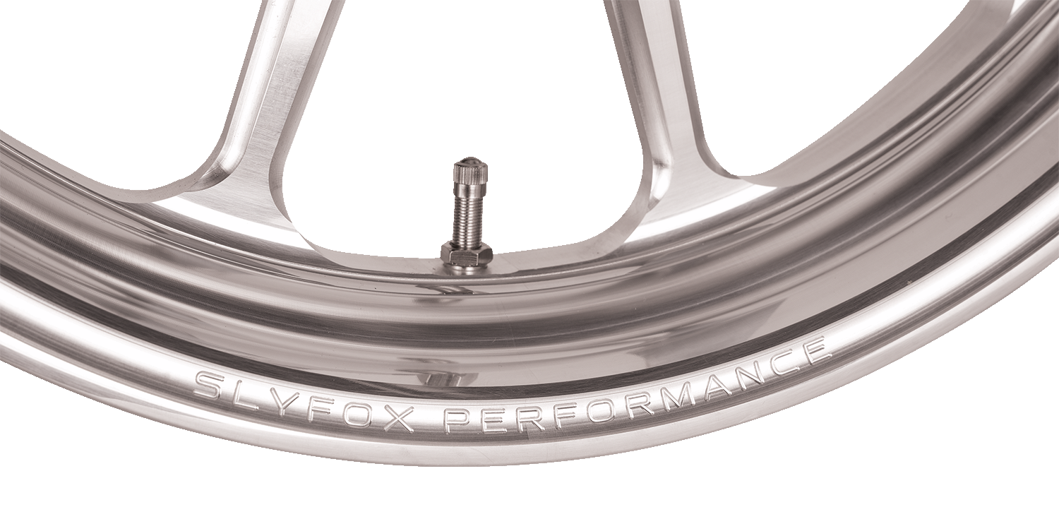 SLYFOX Wheel - Track Pro - Front - Dual Disc/without ABS - Machined - 19x3 12027905RSLYAPM