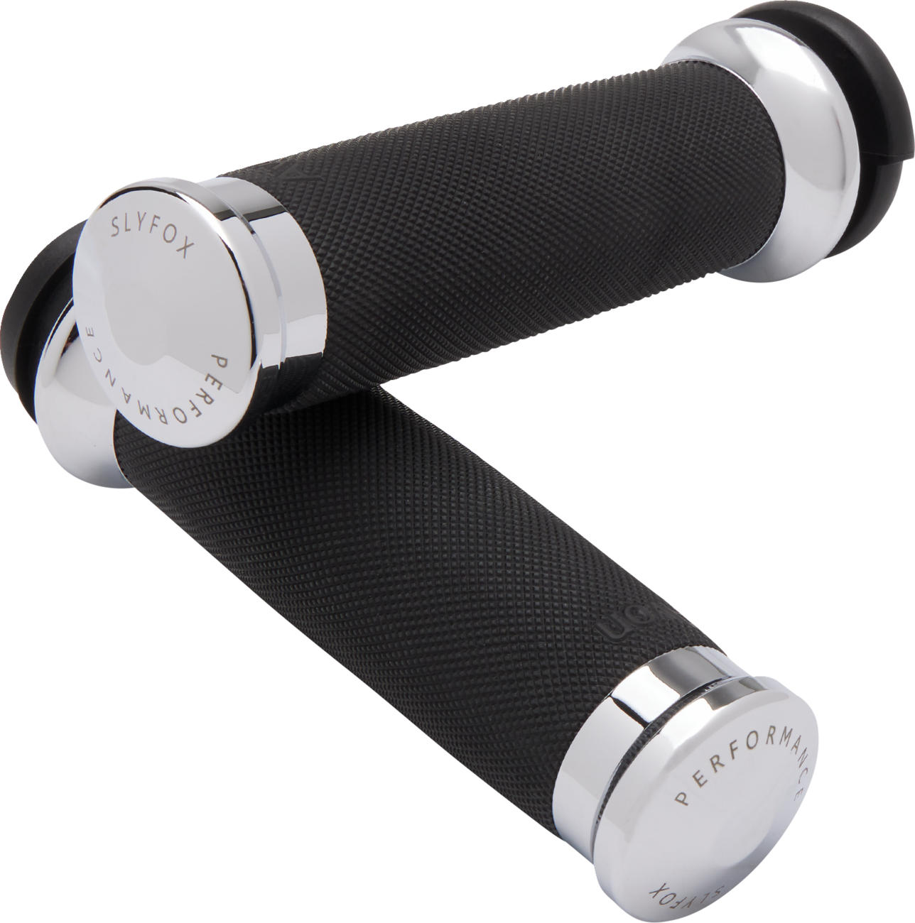 SLYFOX Grips - TBW - Chrome CC-85-CH-FL-FOX