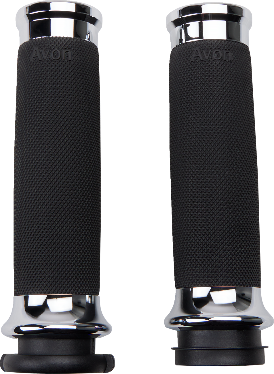 SLYFOX Grips - TBW - Chrome CC-85-CH-FL-FOX