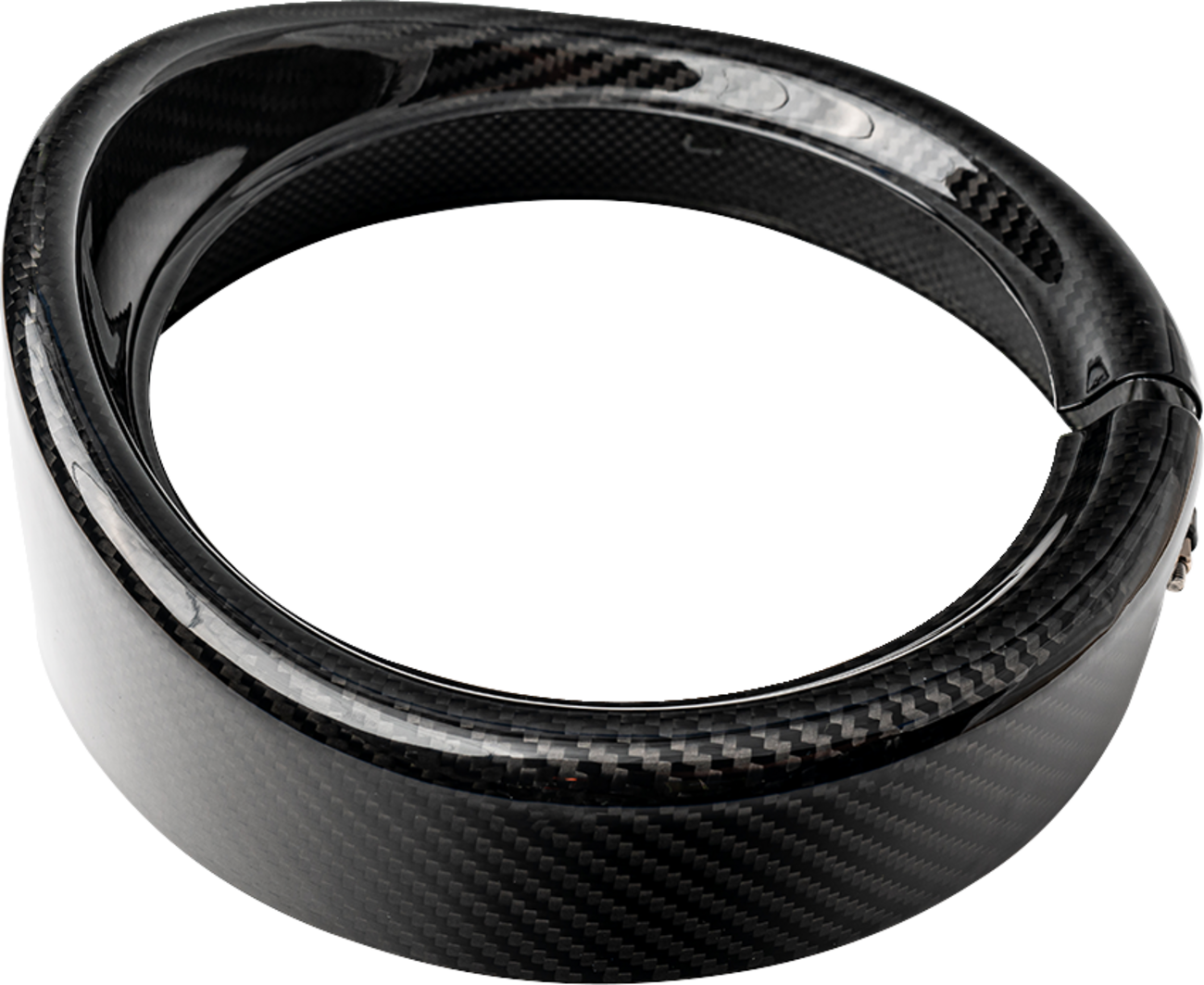 SLYFOX Headlight Trim w/ Visor - 7" - Gloss 1508-3111