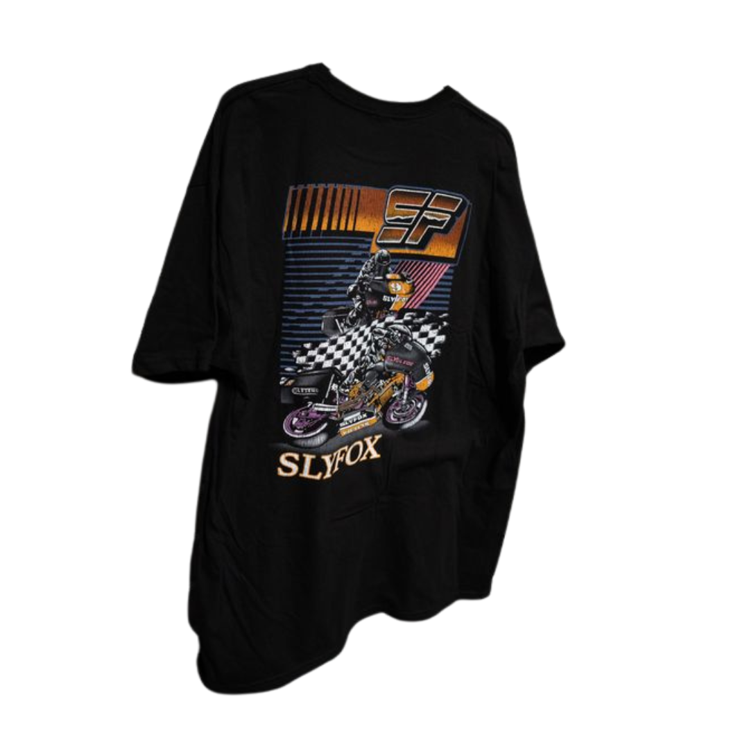 Slyfox Race Bagger Black T-Shirt