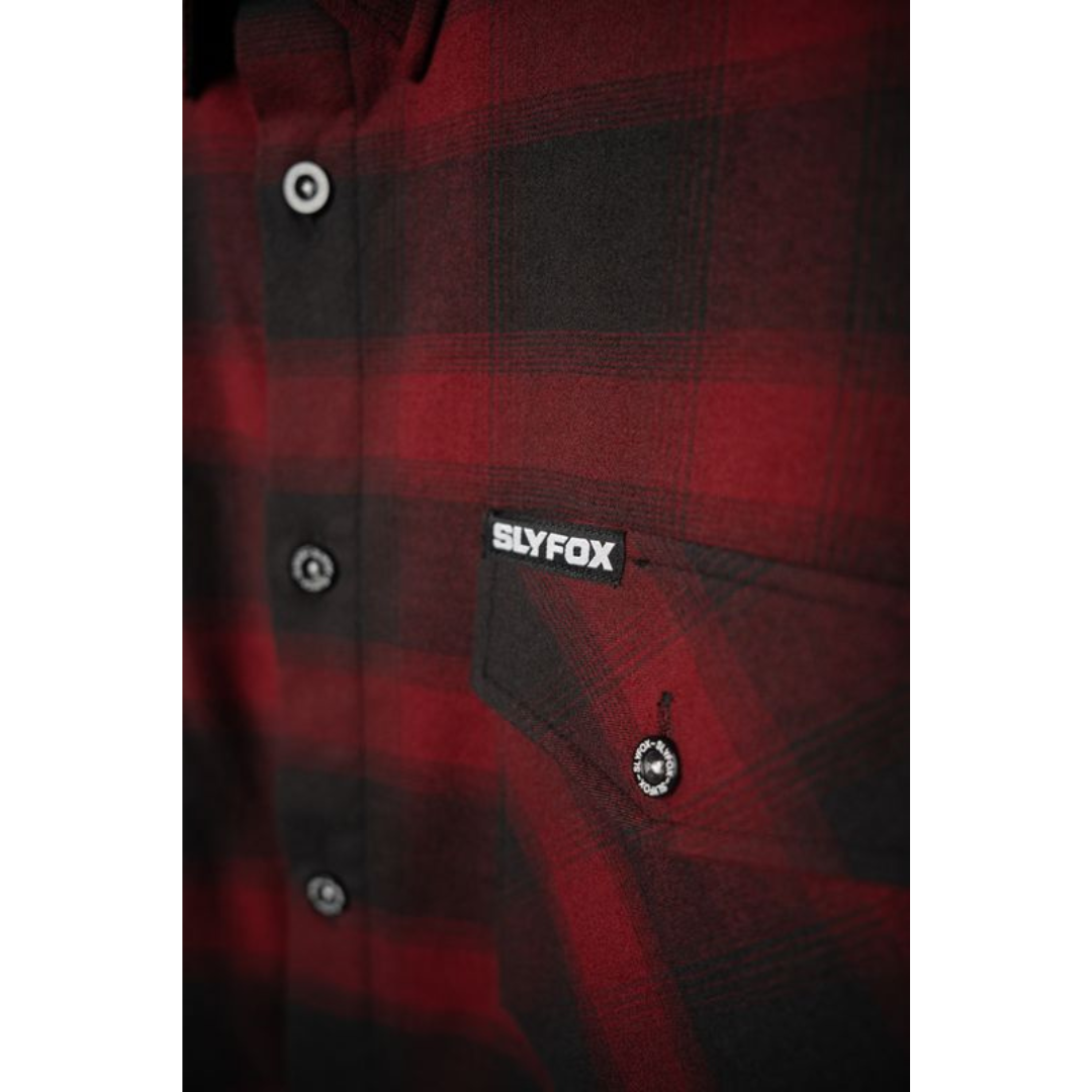 SlyFox Flannel Red & Black (Red Fox)