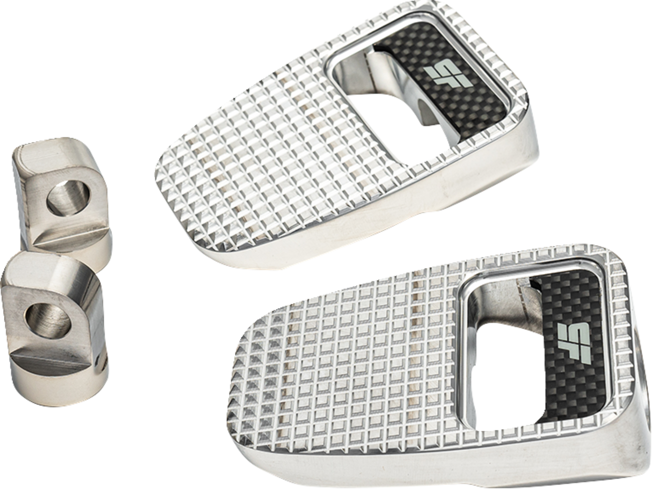 SLYFOX Footpegs - Silver Polished SF-904-00-2