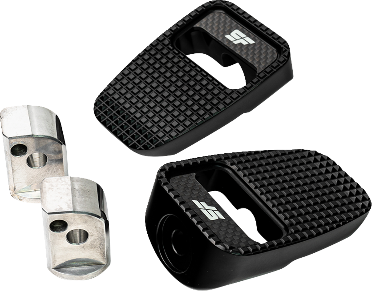 SLYFOX Footpegs - Black Anodized - Rear SF-904-02-1