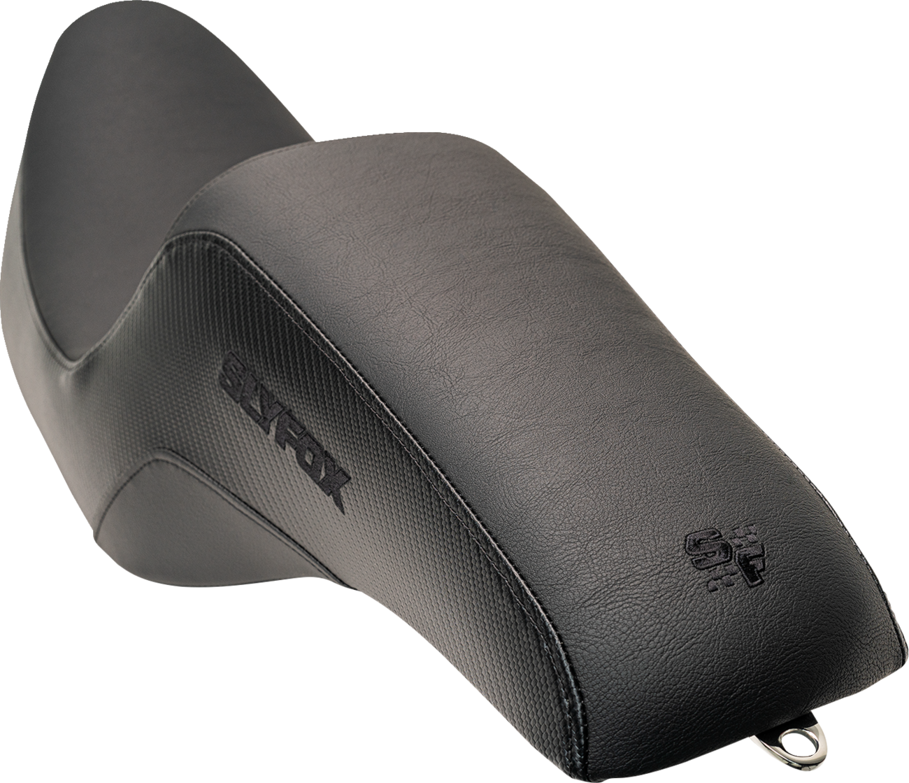 SLYFOX Drifter Seat - Black Logo - Smooth Vinyl - Carbon Fiber - FL '08-'23 0801-1614