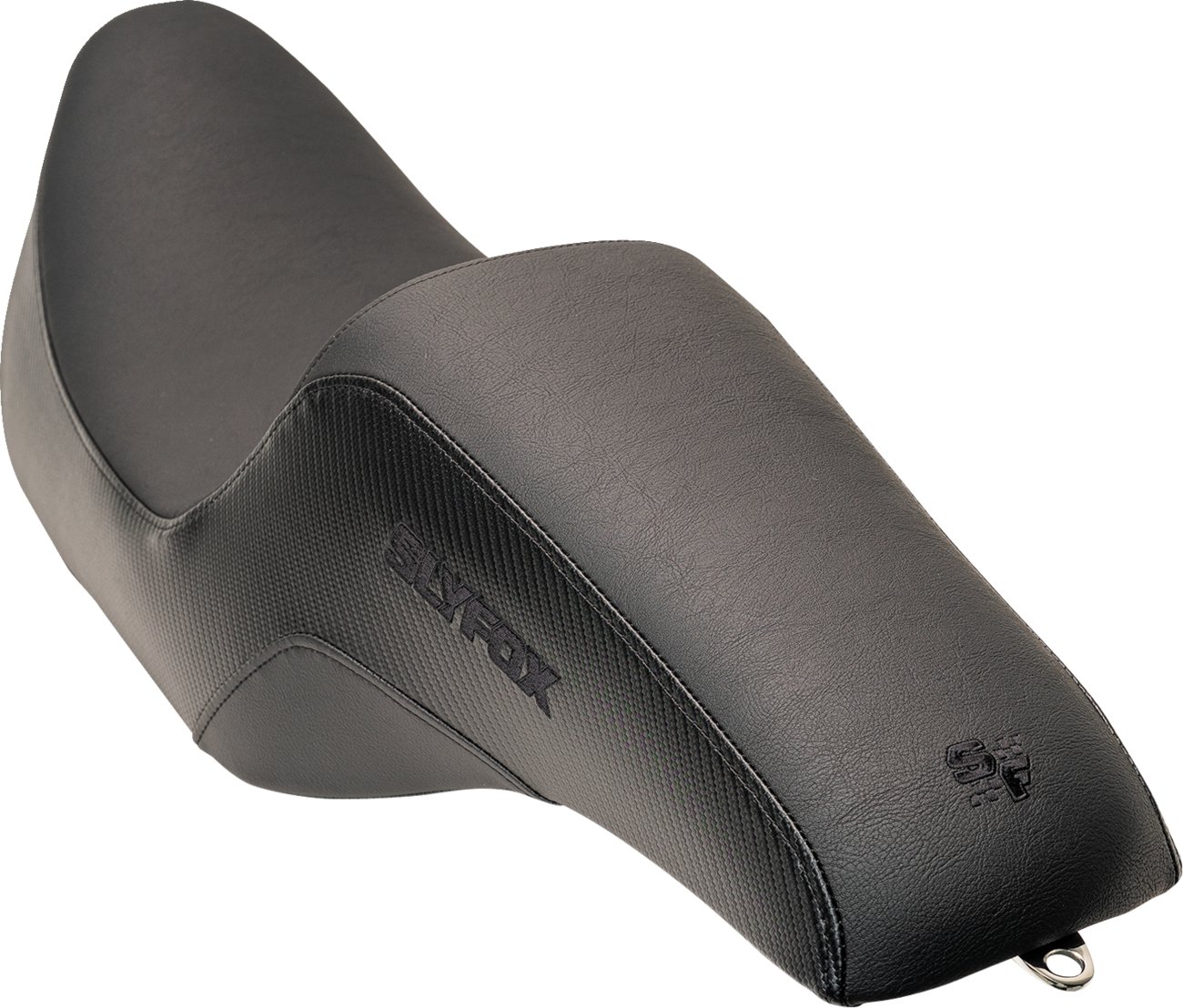 SLYFOX Drifter Seat - Black Logo - Smooth Vinyl - Carbon Fiber - FL '97-'07 0801-1612