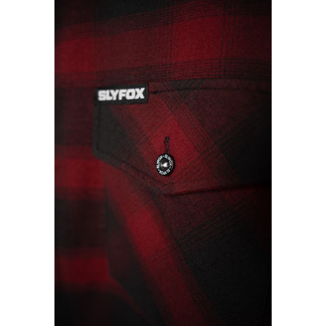 SlyFox Flannel Red & Black (Red Fox)