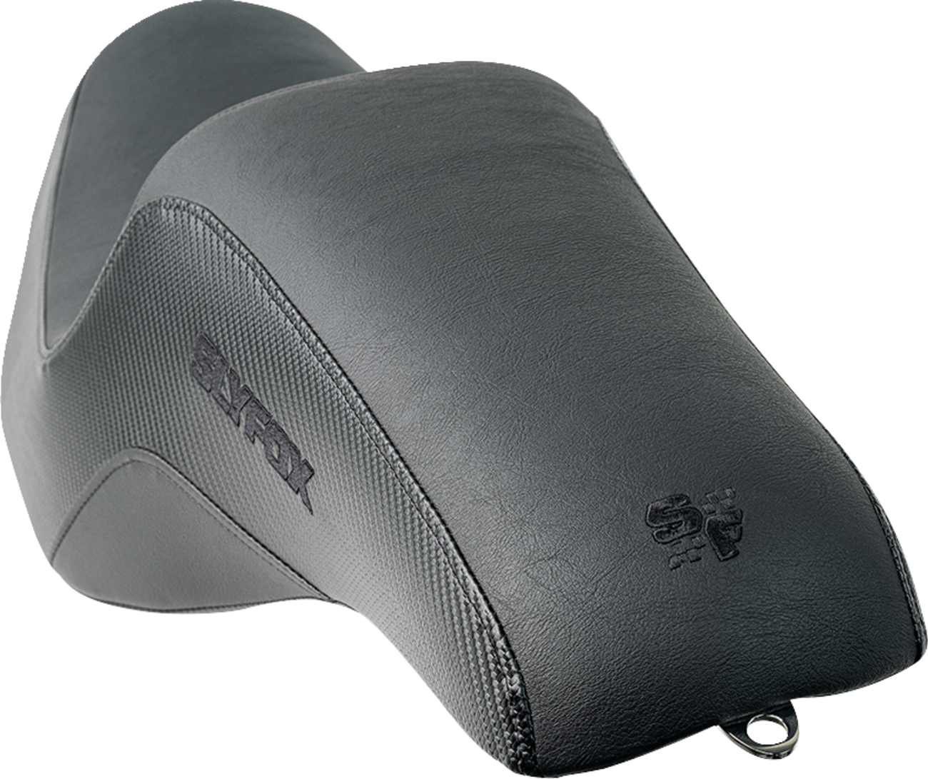 SLYFOX Drifter Tour Seat - Vinyl w/ Slipstop - Black Logo - FL '23-'24 4685A-Slyfox