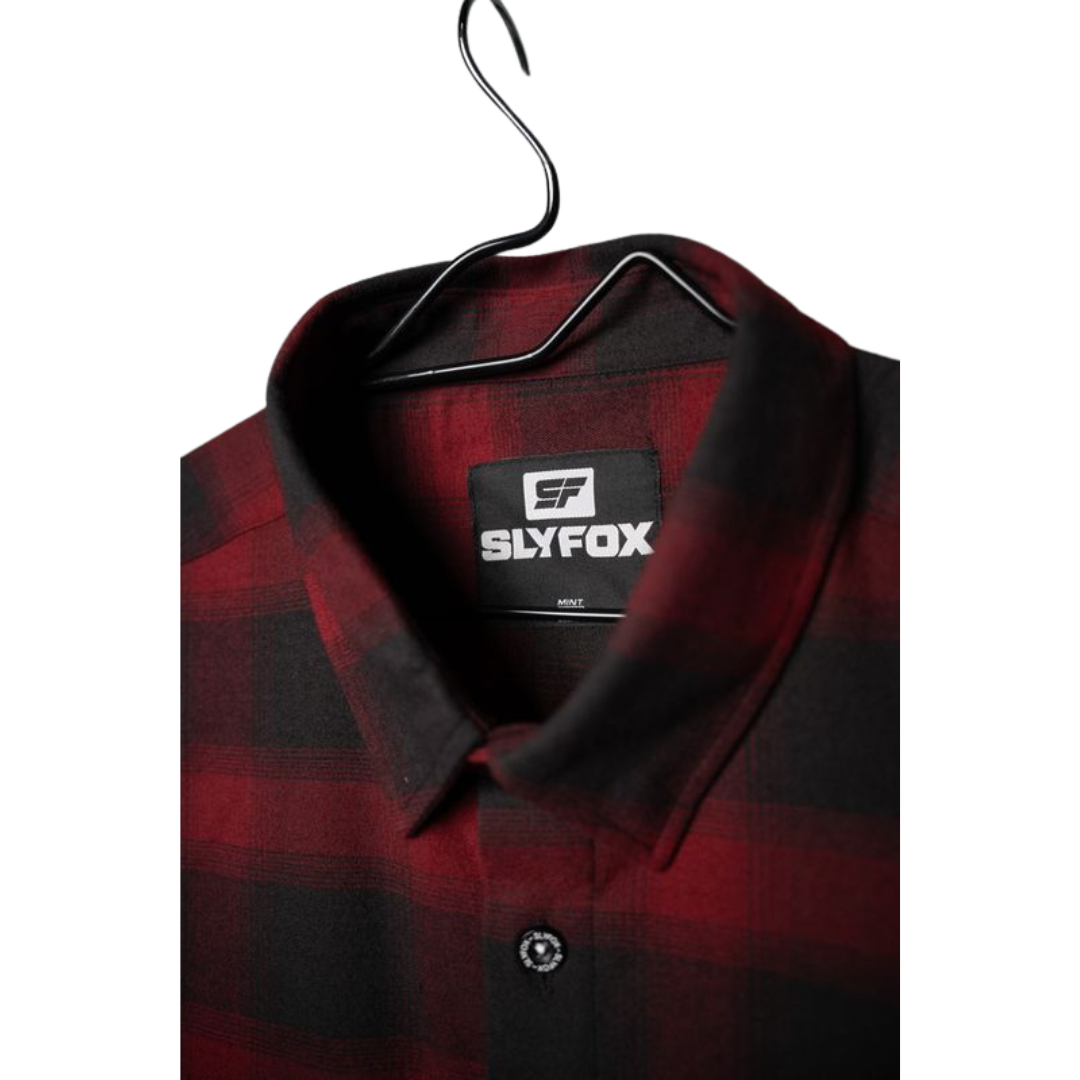 SlyFox Flannel Red & Black (Red Fox)