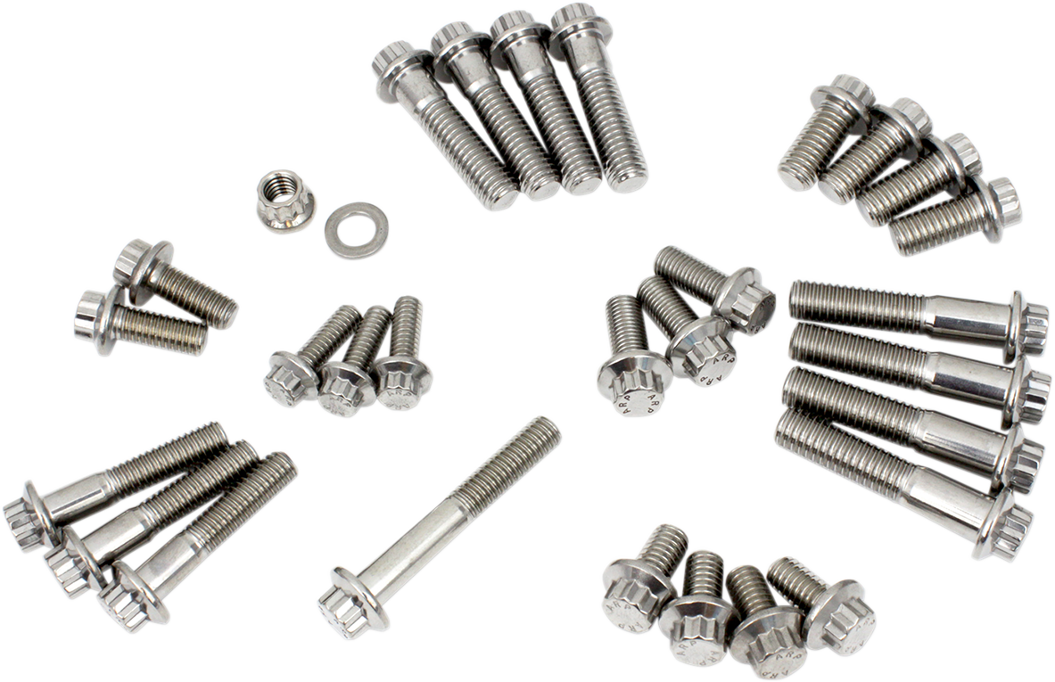 FEULING PARTS Fastener Kit - Chassis - 12-Point/Dress-Up - M8 Softail 3029