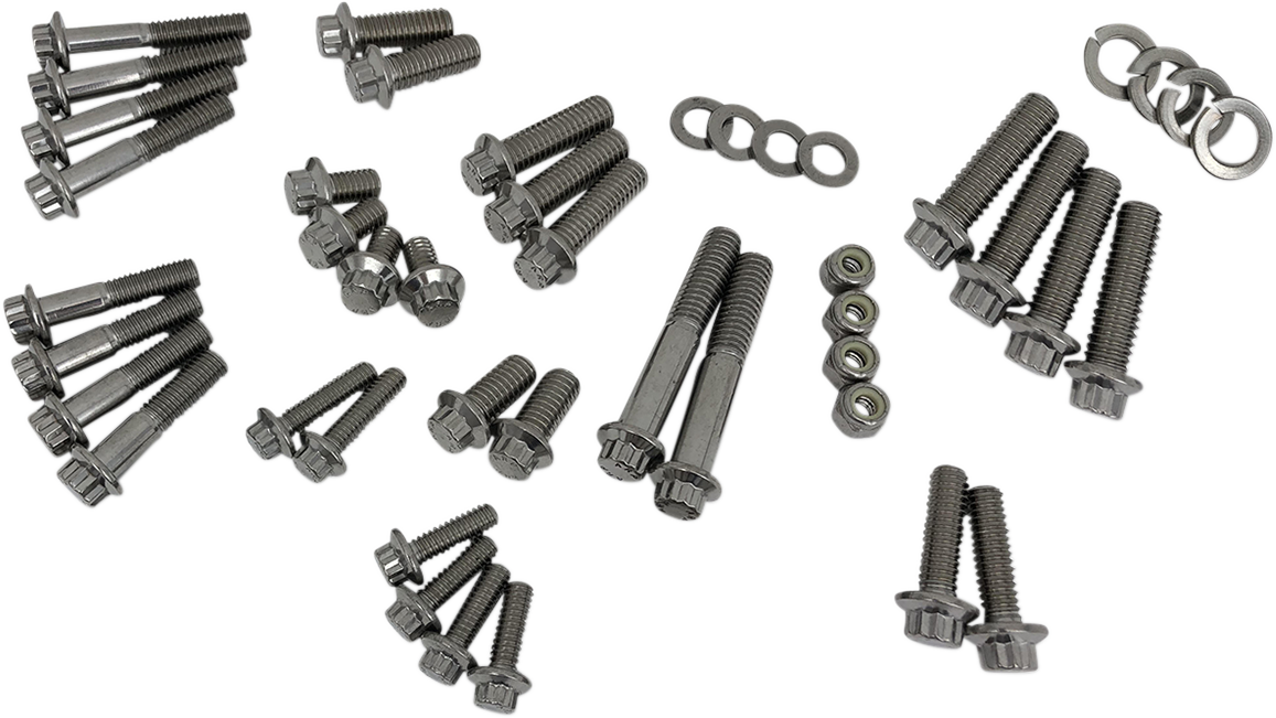 FEULING PARTS Fastener Kit - Chassis/Trim - 12-Point/Dress-Up - M8 Road Glide 3062