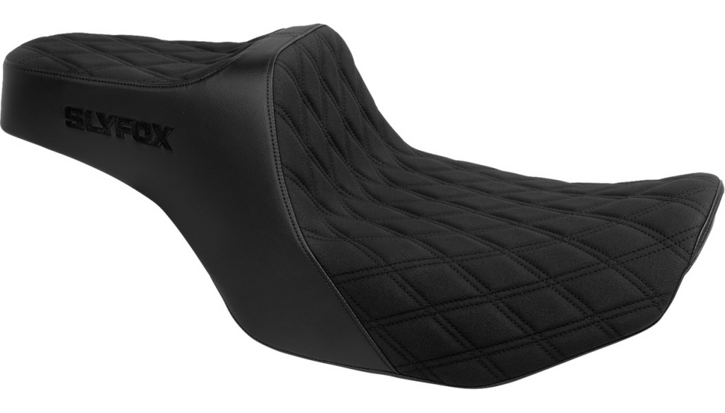 シシクイ　holed north SLYFOX HighNoon Diamond Stitch Seat (Black Logo) Touring '23.5+