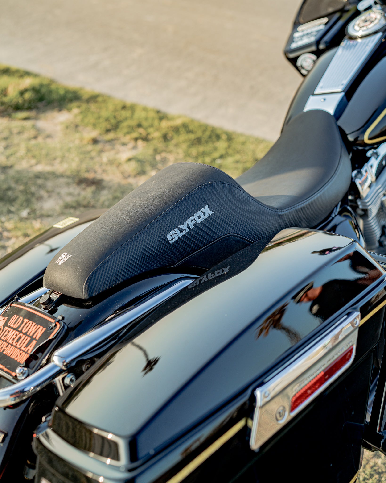 SLYFOX Drifter Seat (Grey Logo) Touring 97 - 07