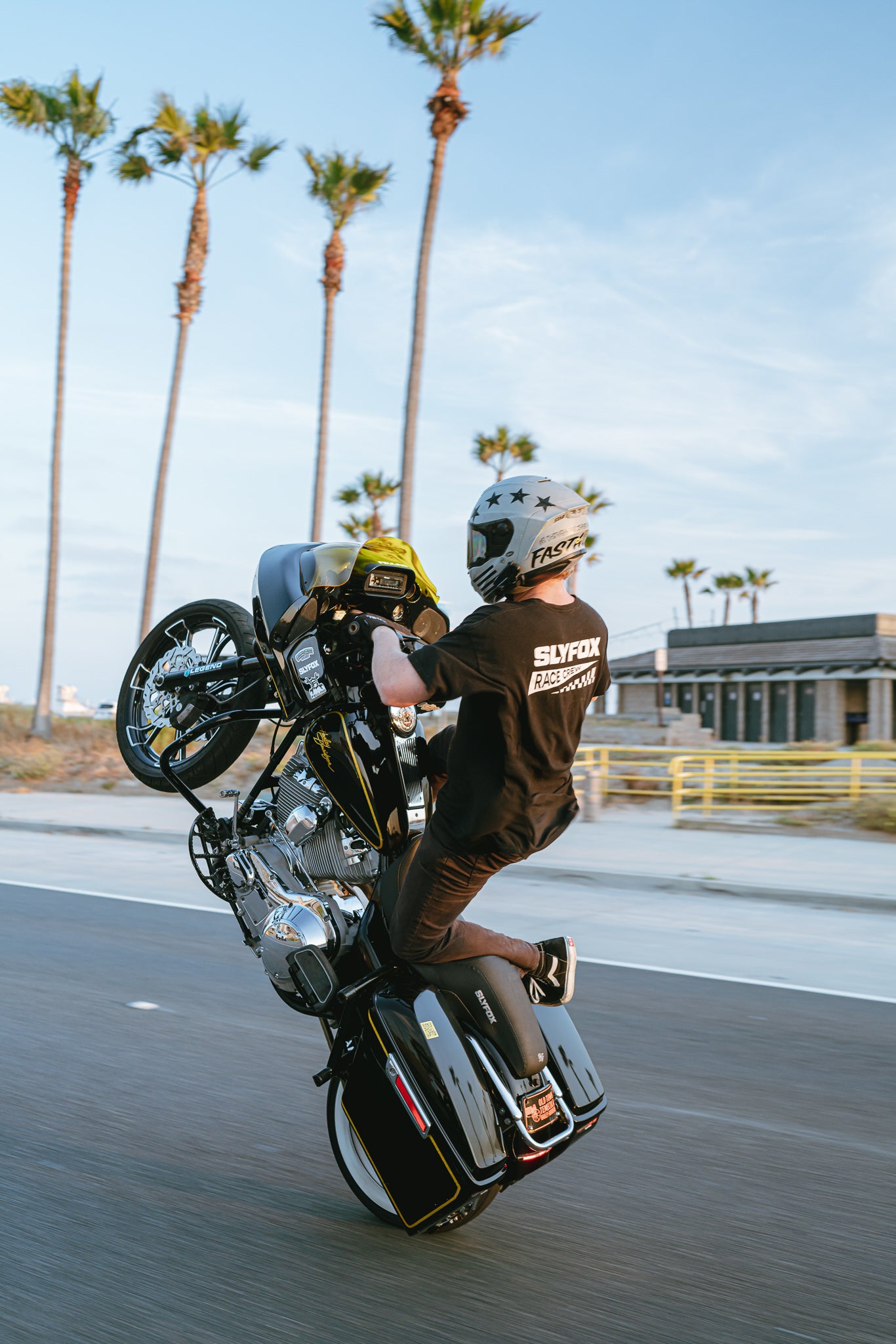 SLYFOX Drifter Seat (Grey Logo) Touring 97 - 07