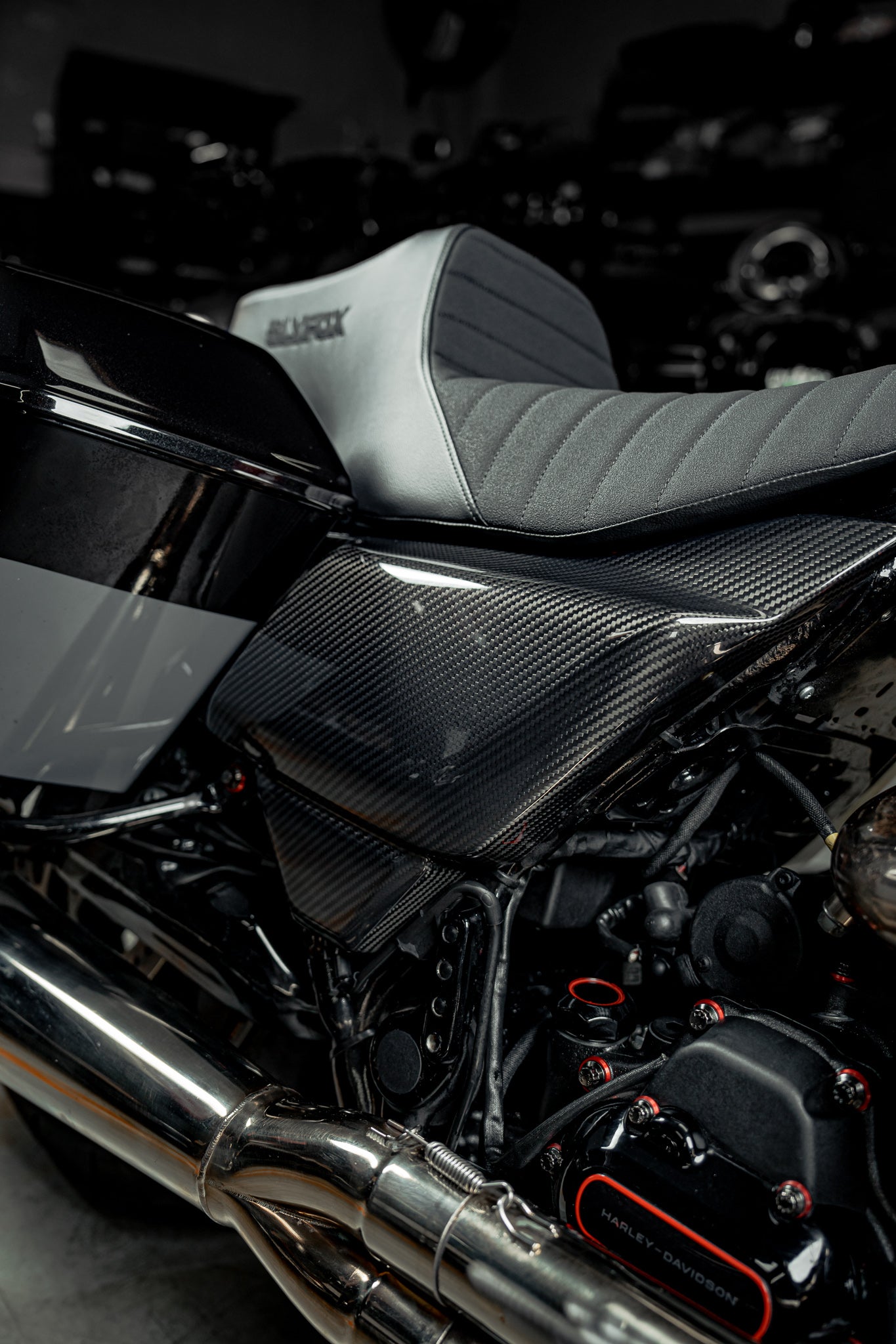 SLYFOX Carbon Side Covers (Gloss) 23.5+ Touring