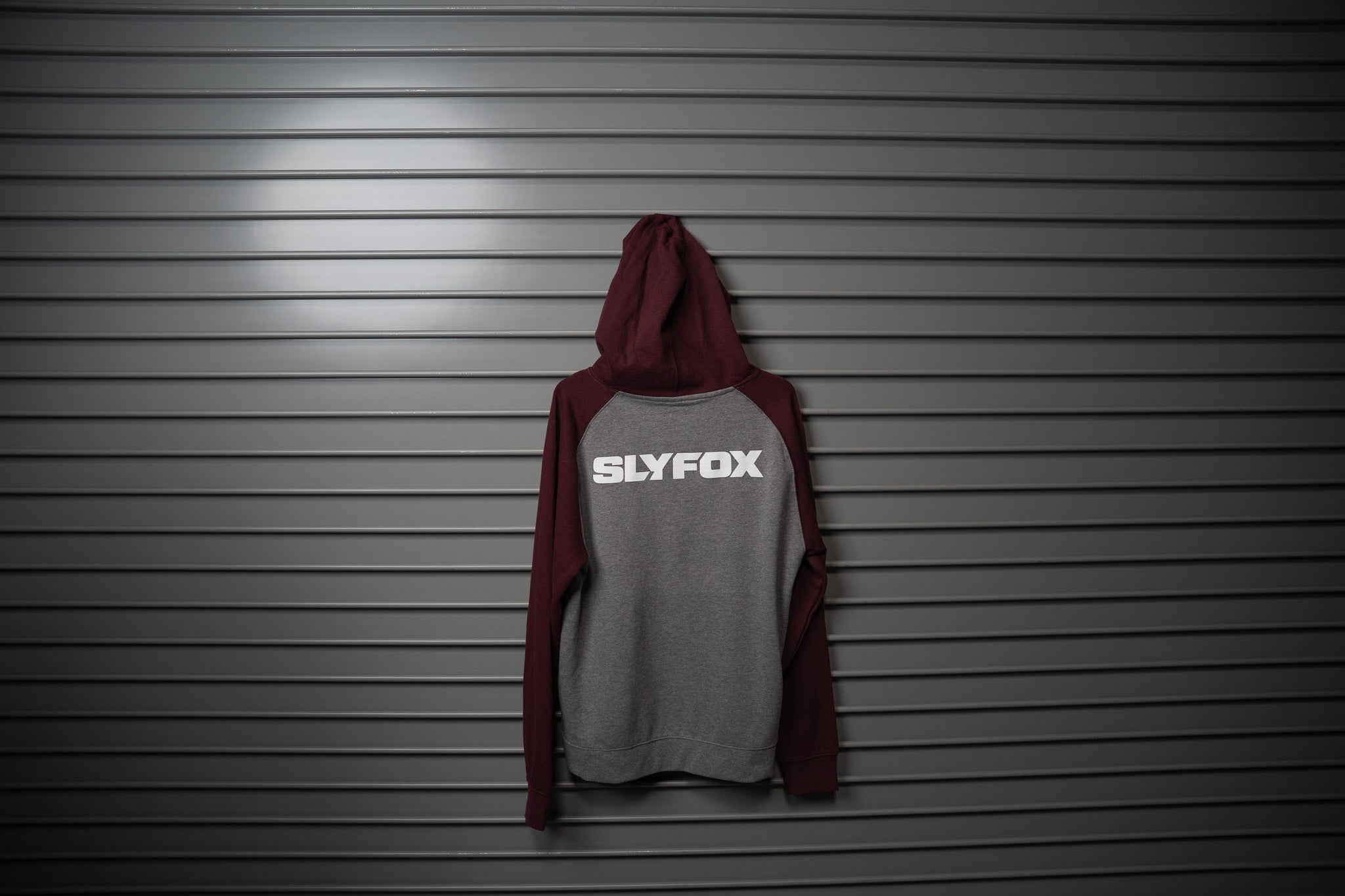 SF Grey / Burgundy Hoodie