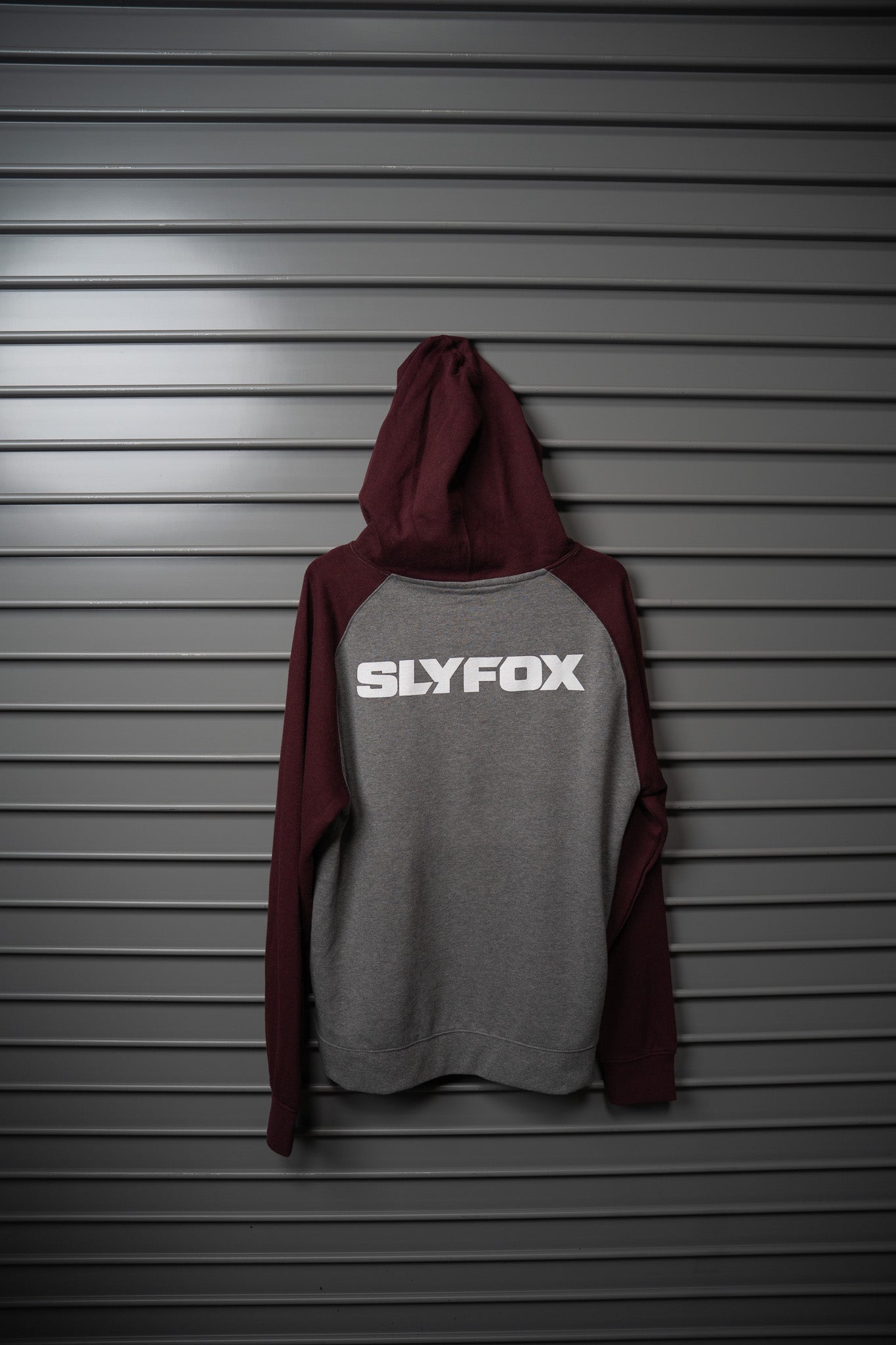 SF Grey / Burgundy Hoodie