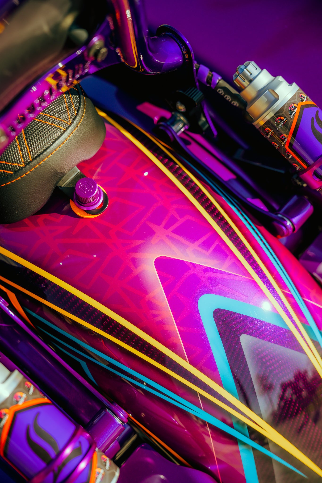 SLYFOX Carbon Rear Fender (Gloss) Touring