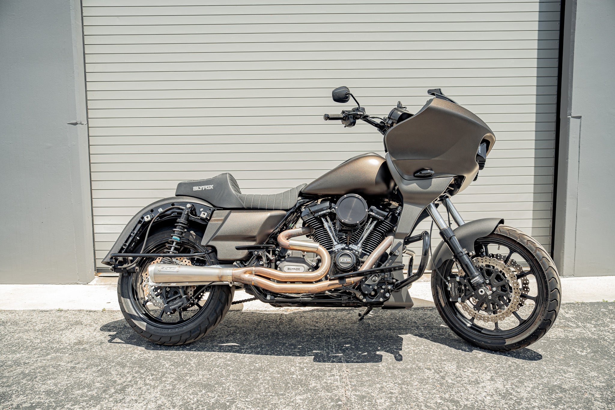 SLYFOX Highnoon Tuck N Roll Seat (Grey) - Touring '08-'23