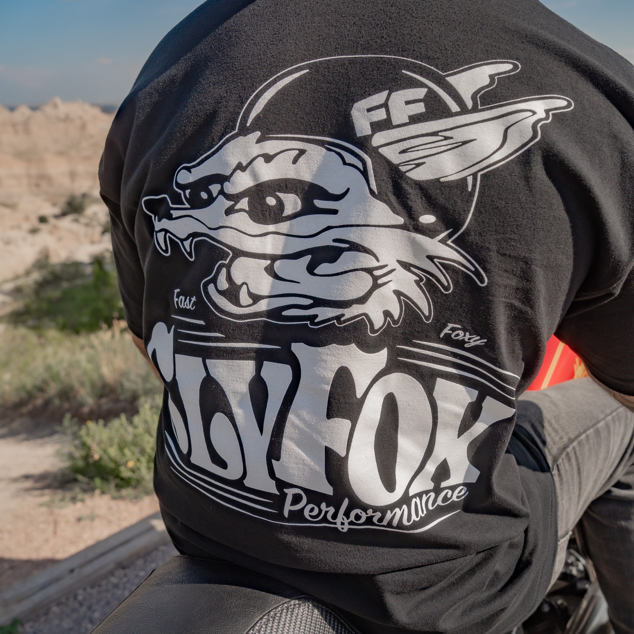 Slyfox "Fast Foxy" Black T-Shirt