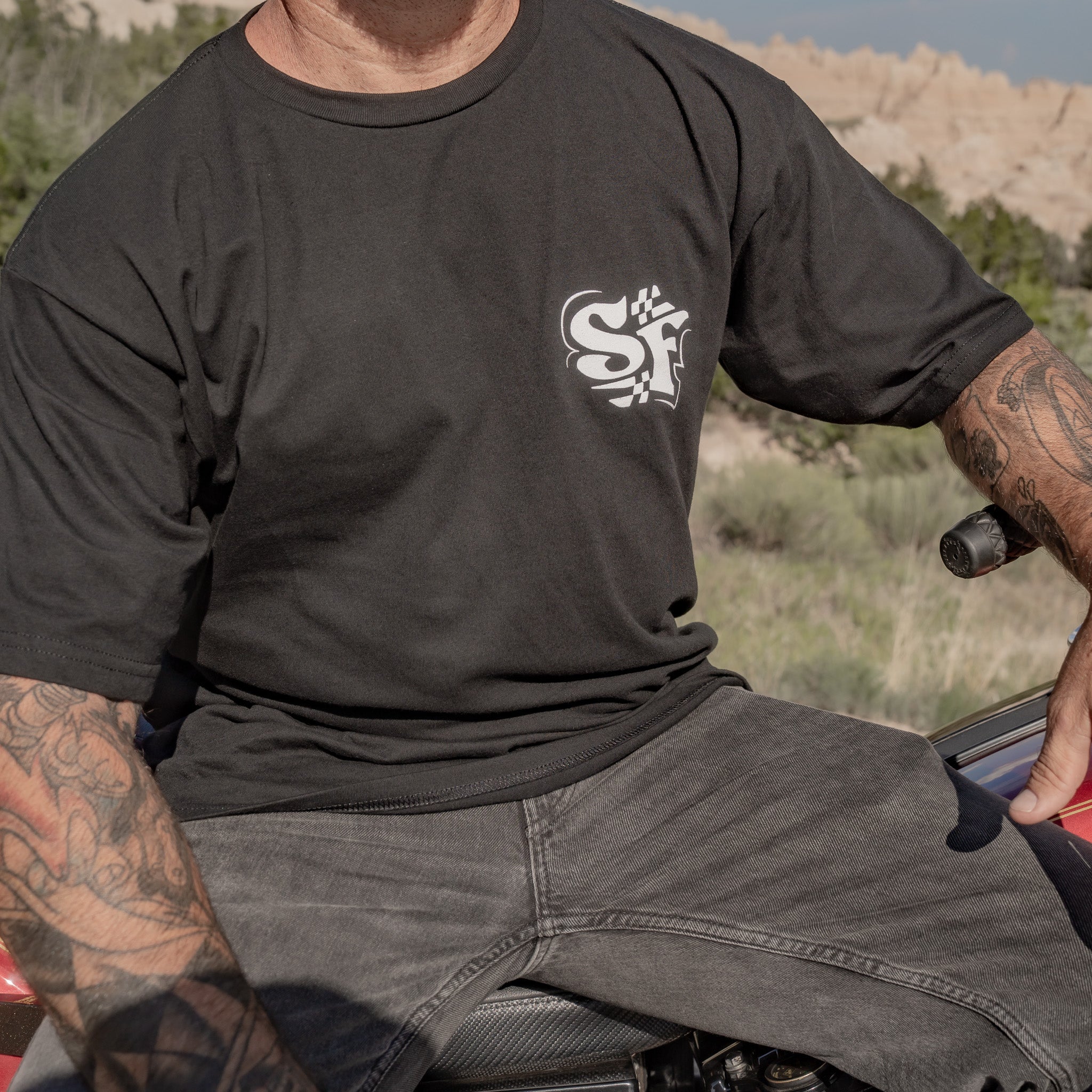 Slyfox "Fast Foxy" Black T-Shirt