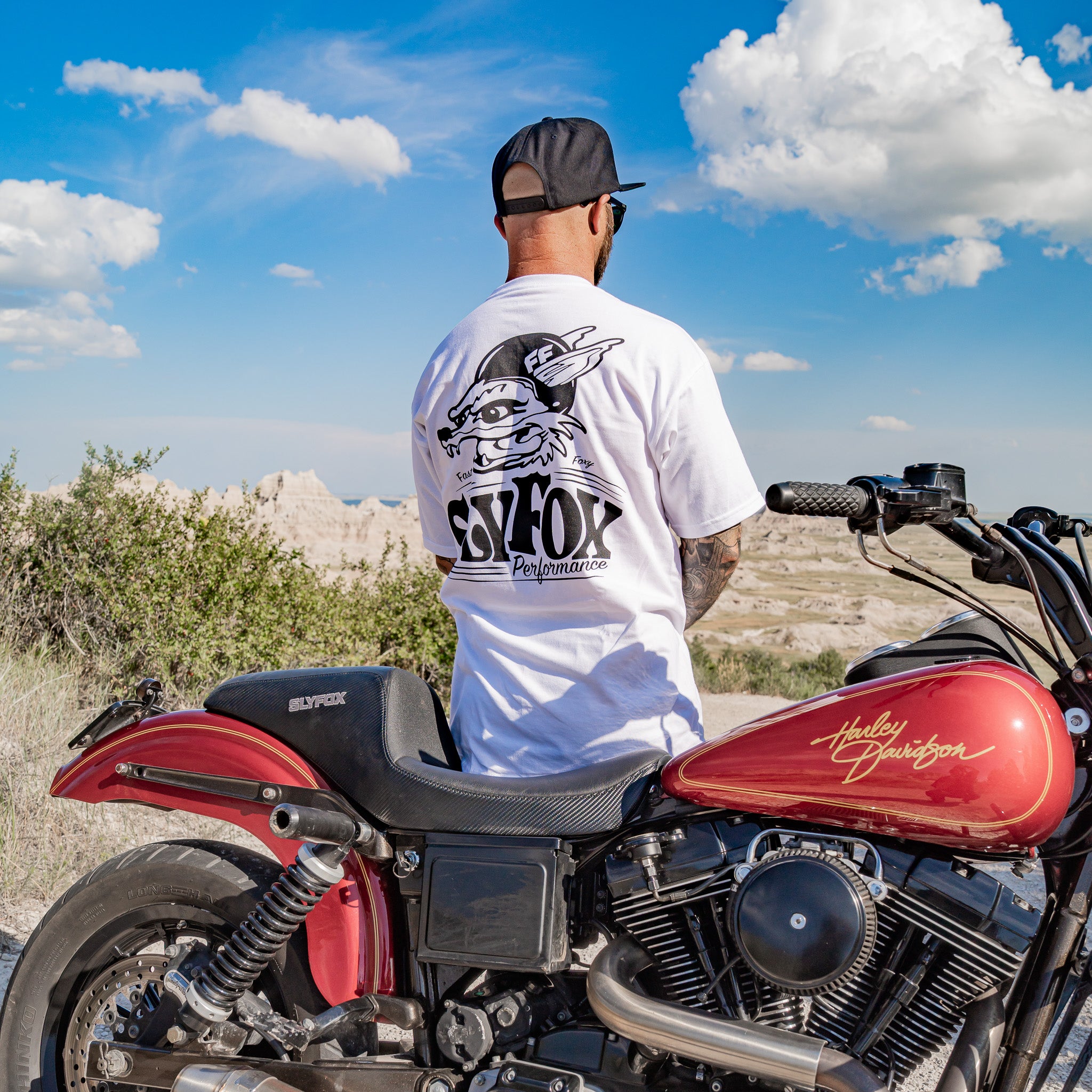Slyfox "Fast Foxy" White T-Shirt