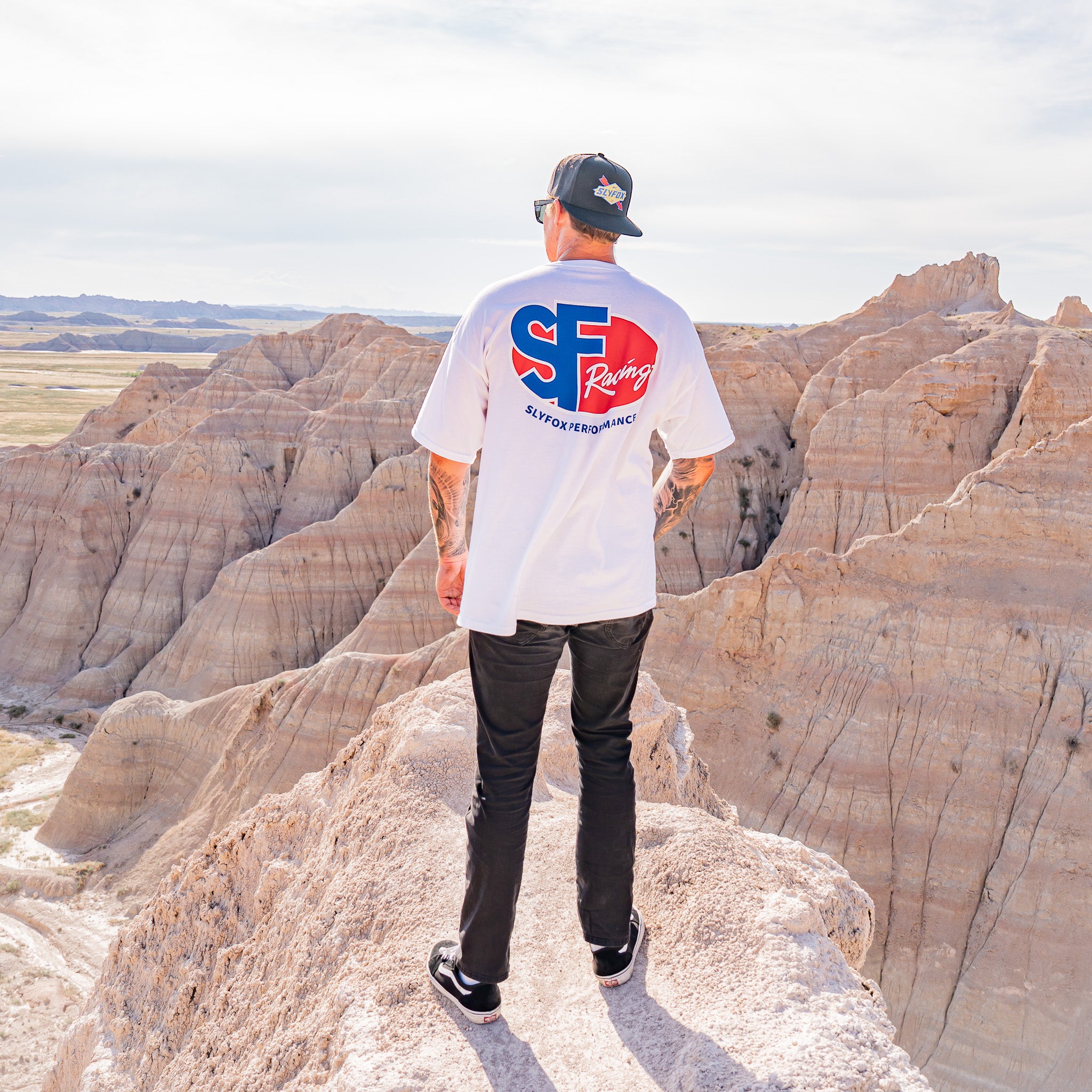Slyfox "SF110" White T-Shirt