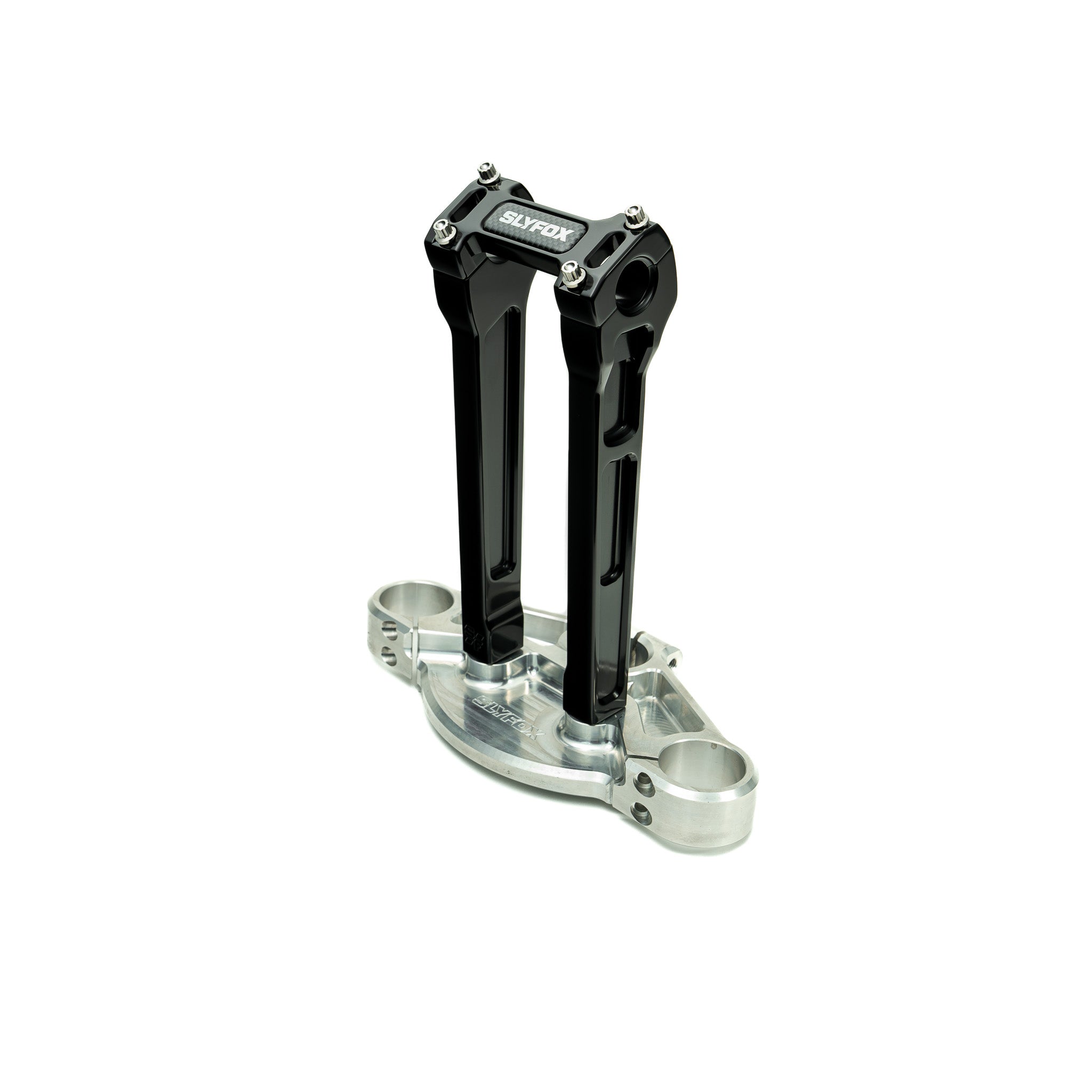 SLYFOX Riser - Straight - 1" Clamping - 10" Rise - BLACK