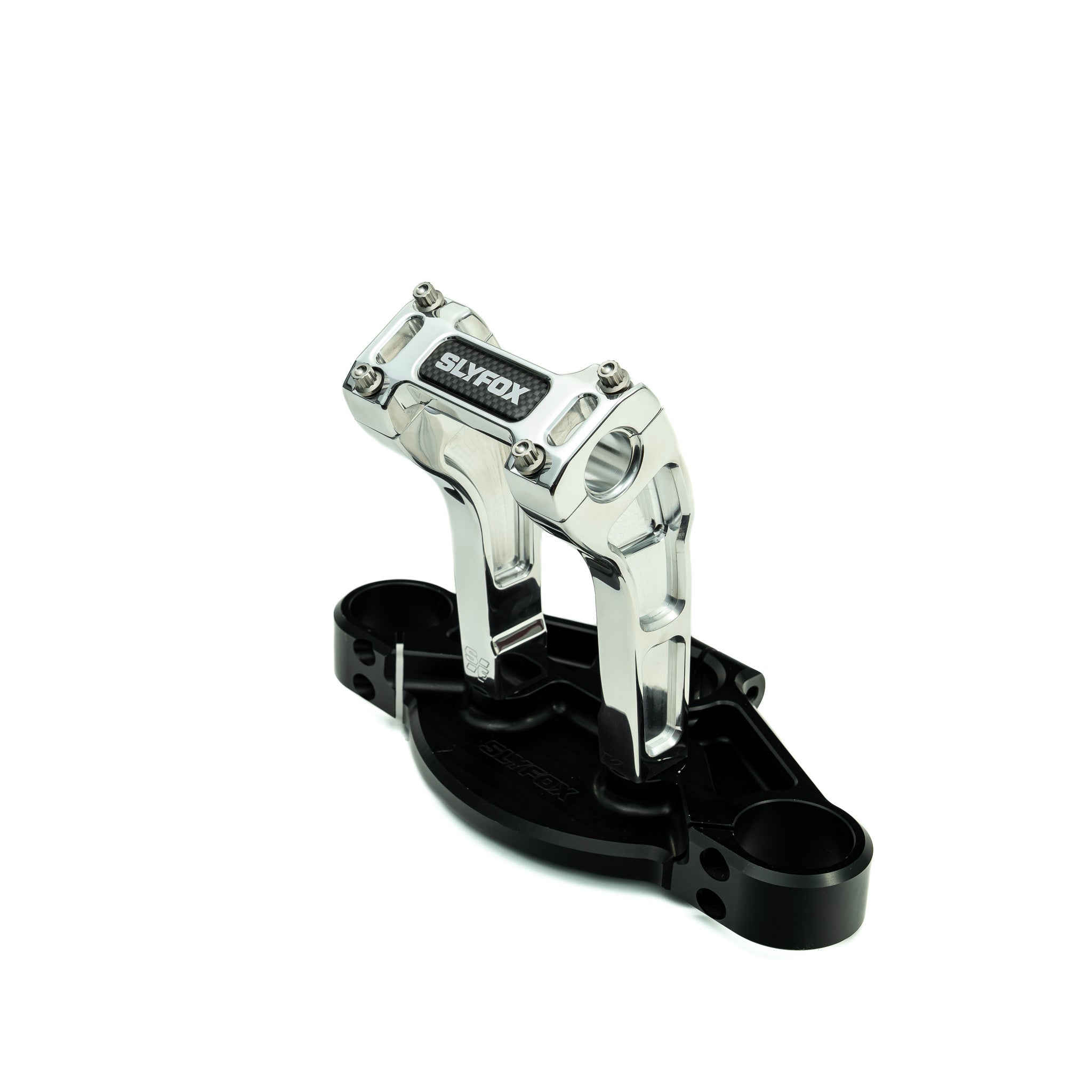 SLYFOX Riser - Pullback - 1-1/8" Clamping - 6" Rise - POLISHED