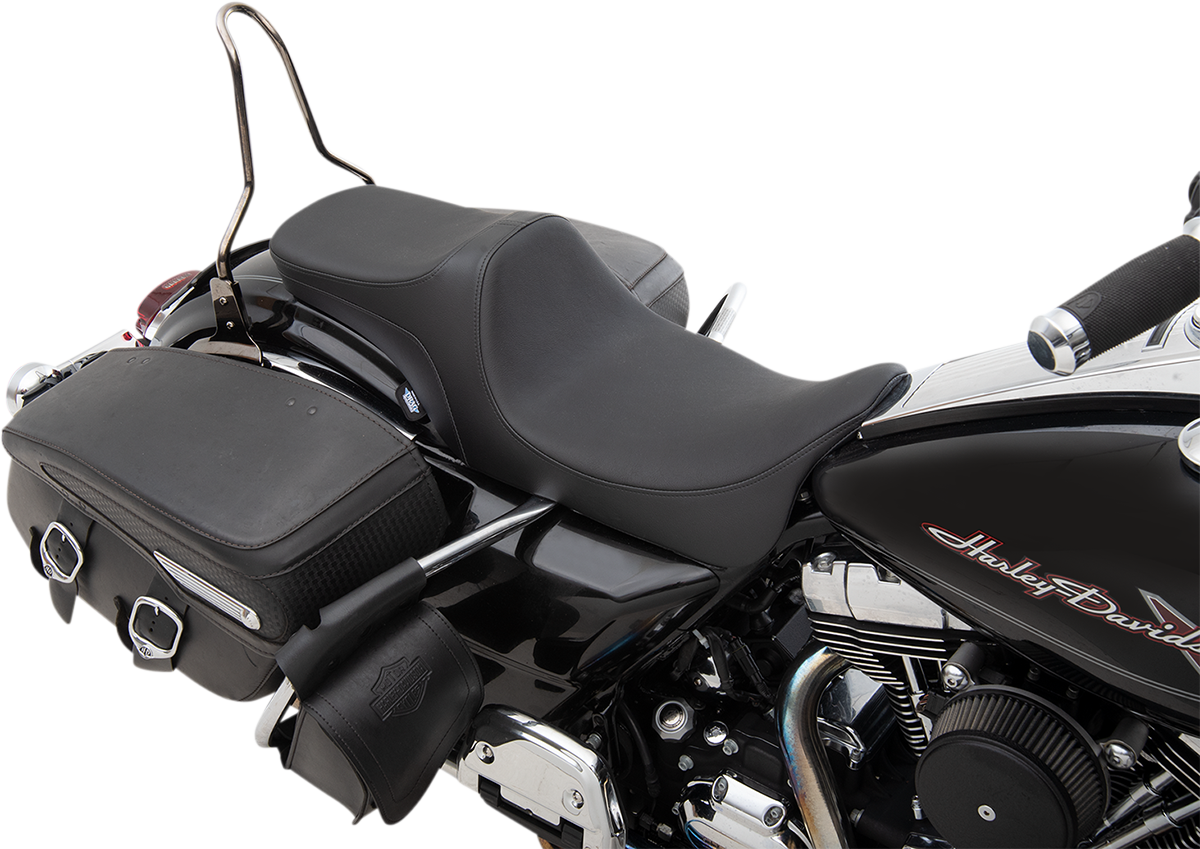 DRAG SPECIALTIES SEATS Predator III 2-Up Seat - Smooth - FL '08-'23 0801-1303