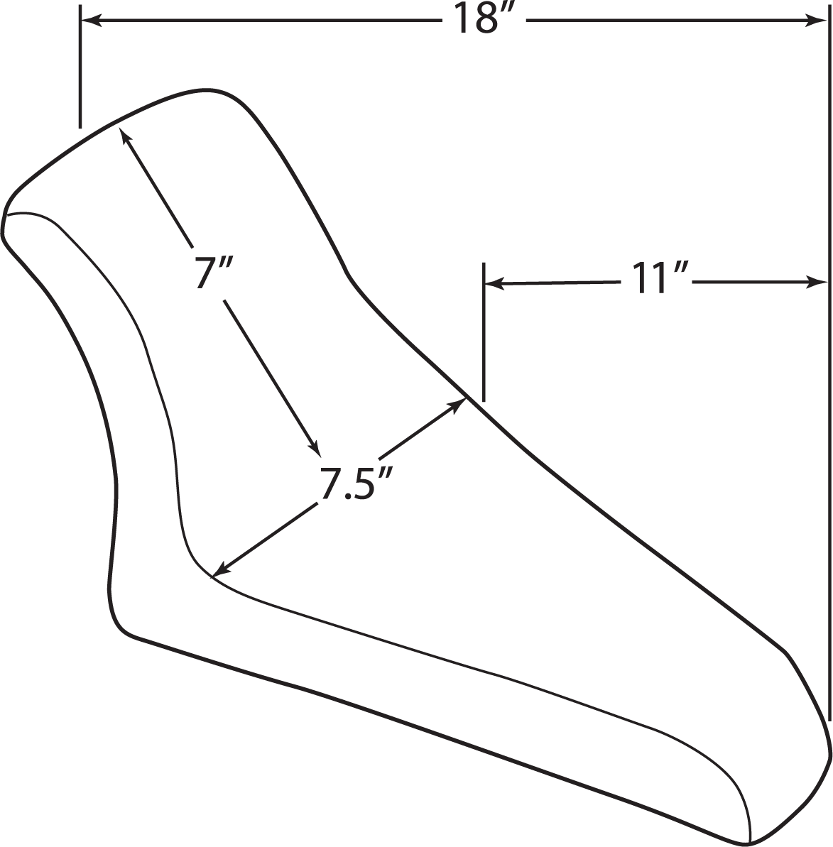 DRAG SPECIALTIES SEATS Lo Rider Solo Seat - Rigid Mount DS907540