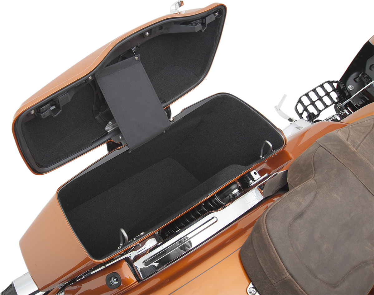 DRAG SPECIALTIES SEATS Saddlebag Lining Kit - Black - FL '14-'22 3501-0943