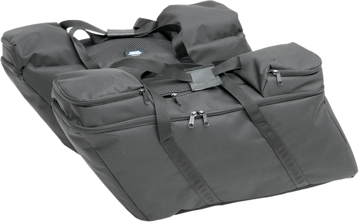 DRAG SPECIALTIES SEATS Saddlebag Liners - Black - FL '93-'13 3501-0771