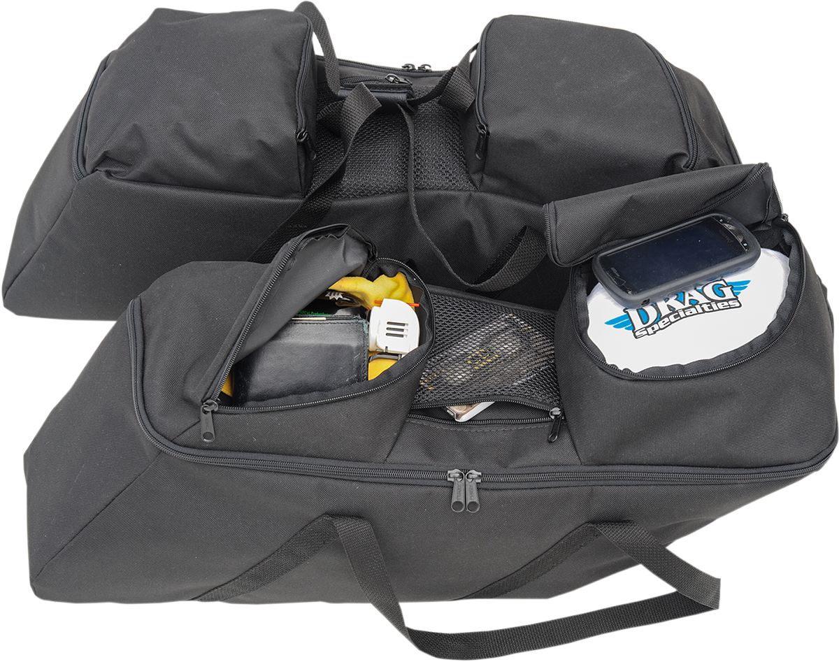 DRAG SPECIALTIES SEATS Saddlebag Liners - Black - FL '14-'22 3501-0942