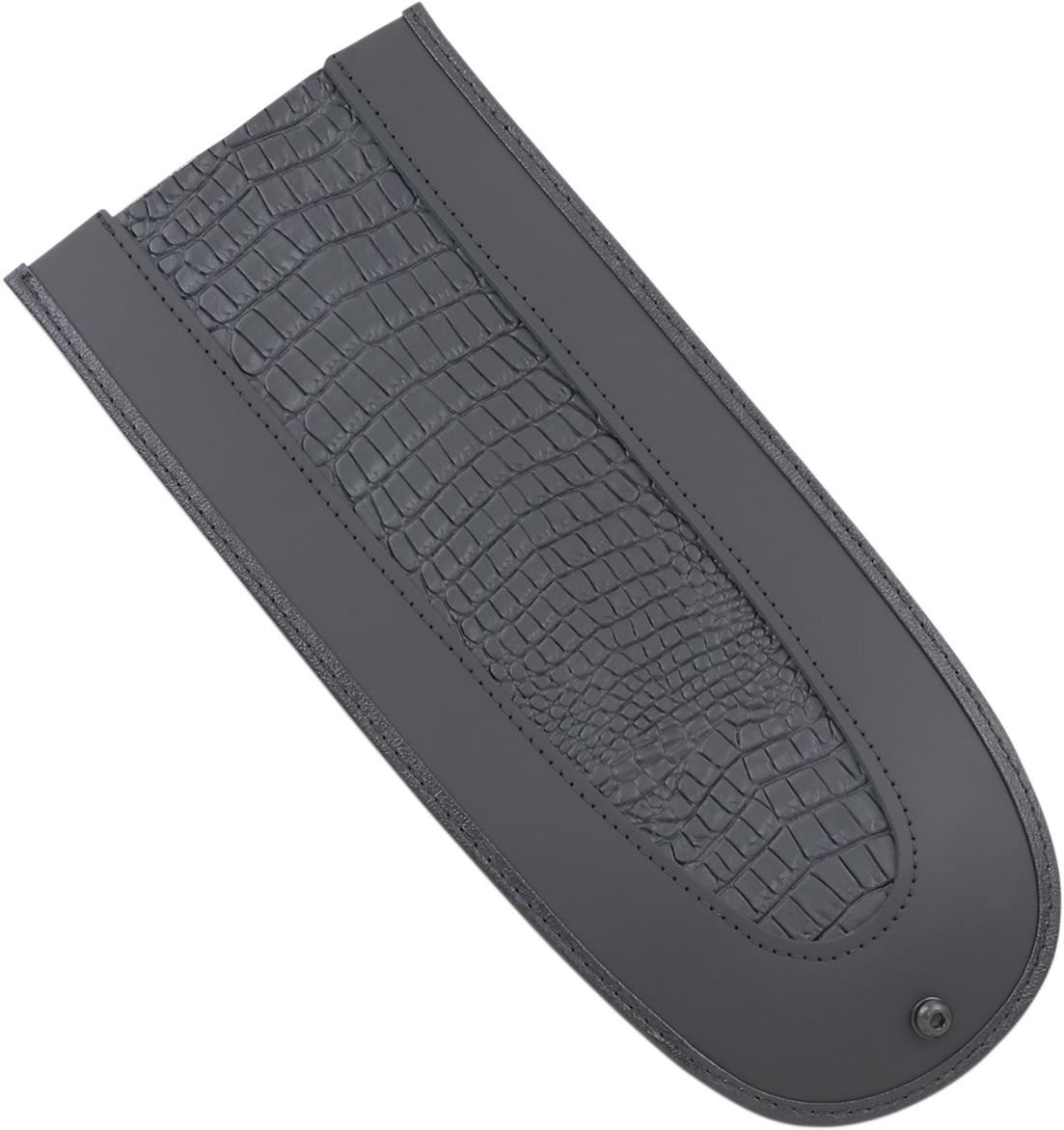 DRAG SPECIALTIES SEATS Fender Skin - Embossed Faux Alligator Leather Center - 14" 1405-0280