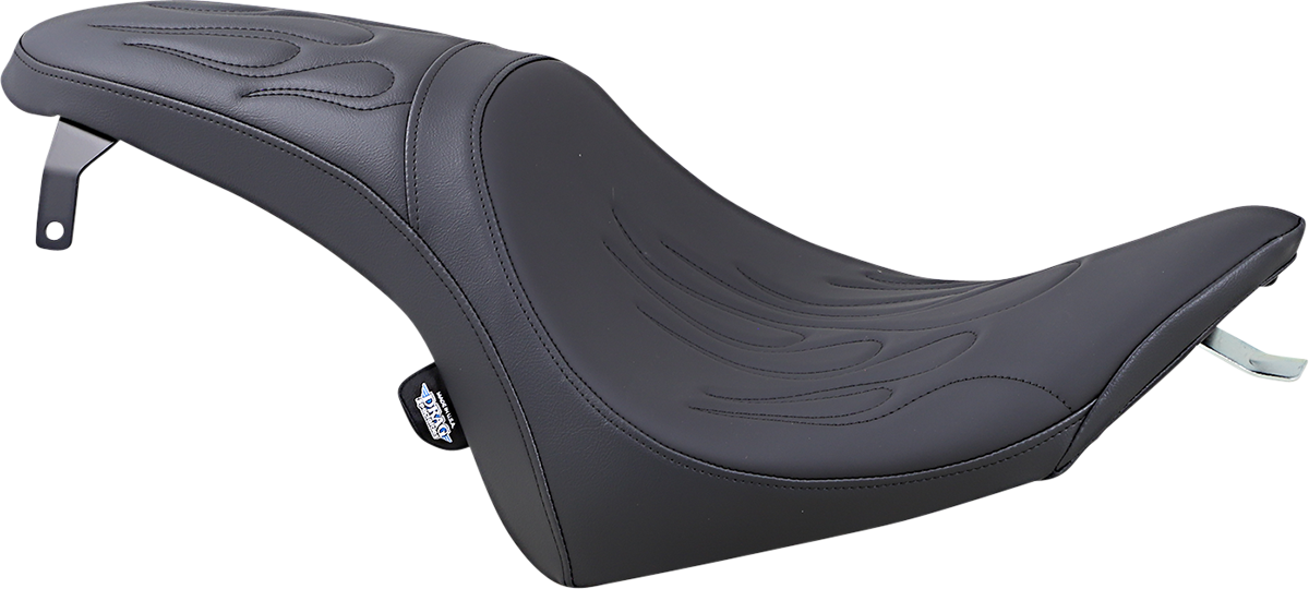 DRAG SPECIALTIES SEATS Predator Seat - Flame Stitched - Vegas 0810-1597