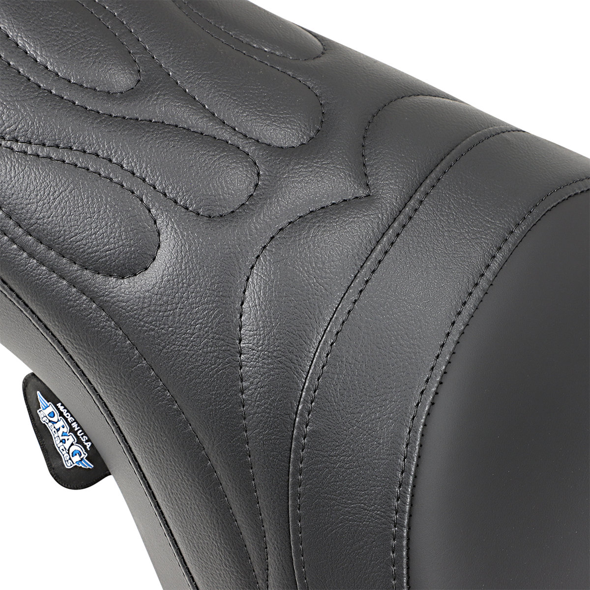 DRAG SPECIALTIES SEATS Predator Seat - Flame Stitched - FLHR/FLHX '97-'07 0801-0213