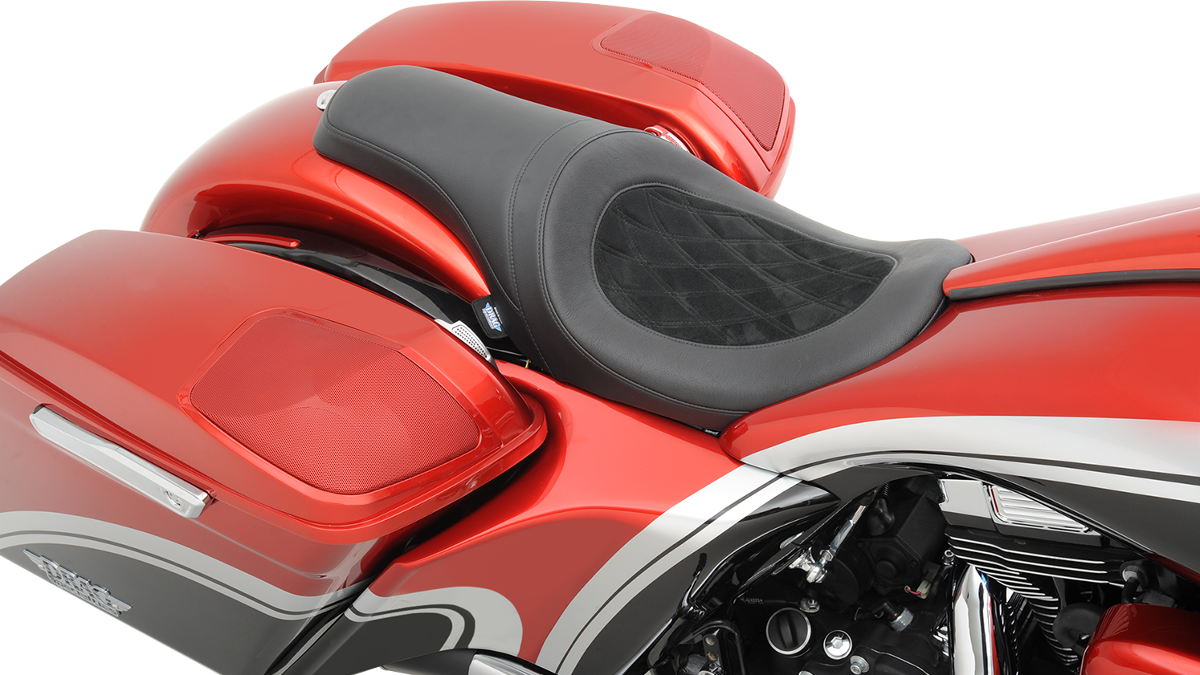 DRAG SPECIALTIES SEATS Predator Seat - Diamond - Yaffe Razor Gas Tank - FL '10-'23 0801-0975