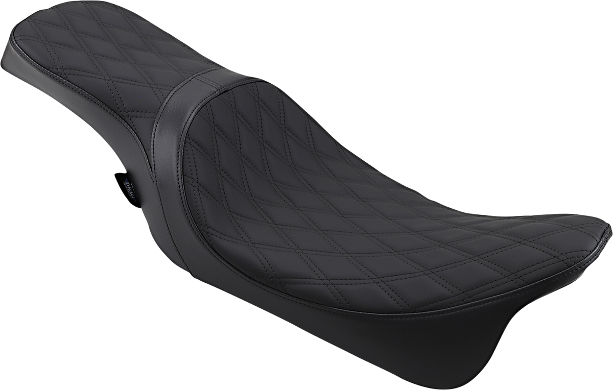 DRAG SPECIALTIES SEATS Predator 2-Up Seat - Double Diamond - Black Stitching - FL '08-'23 0801-1270