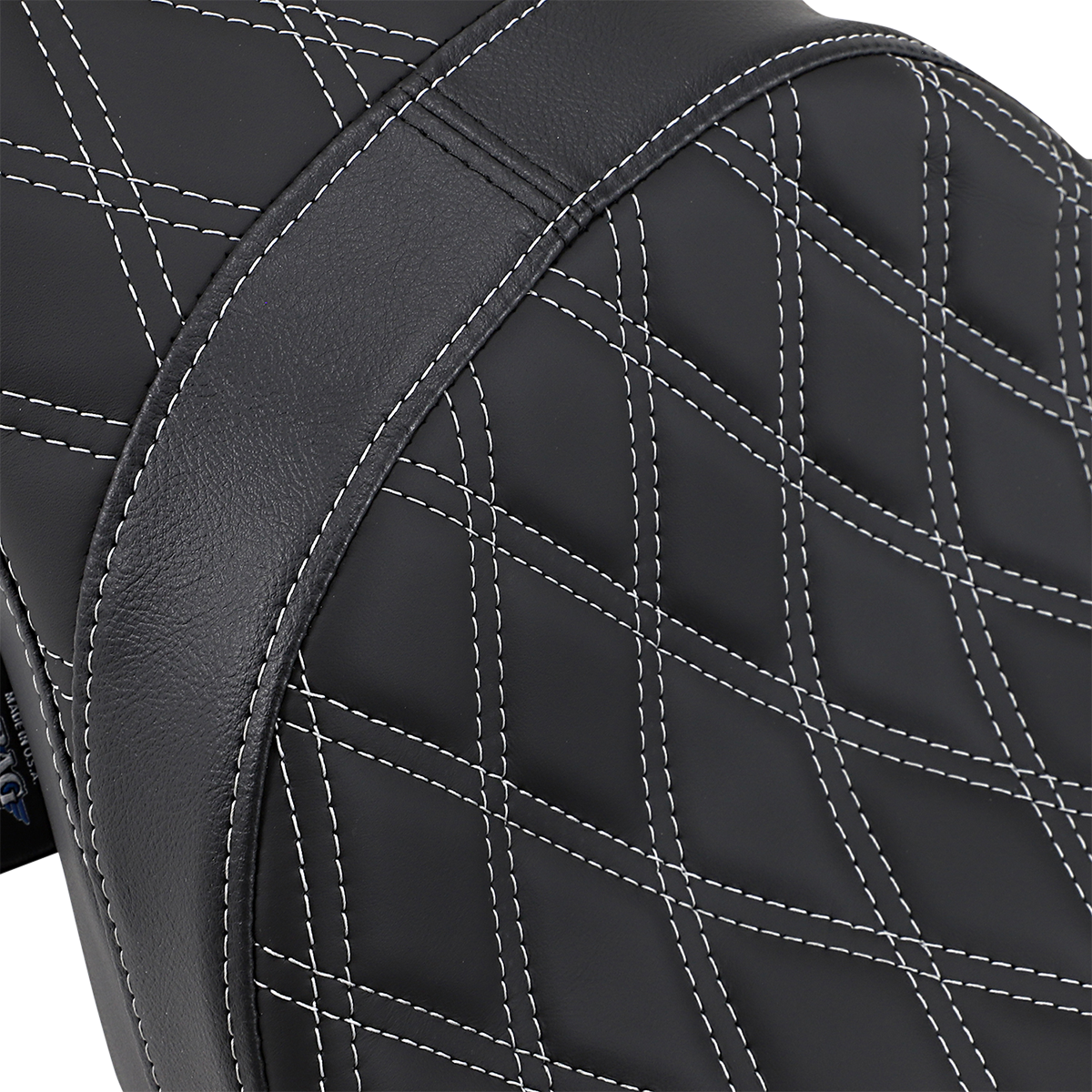DRAG SPECIALTIES SEATS Predator 2-Up Seat - Double Diamond - Silver Stitching - FL '08-'23 0801-1271