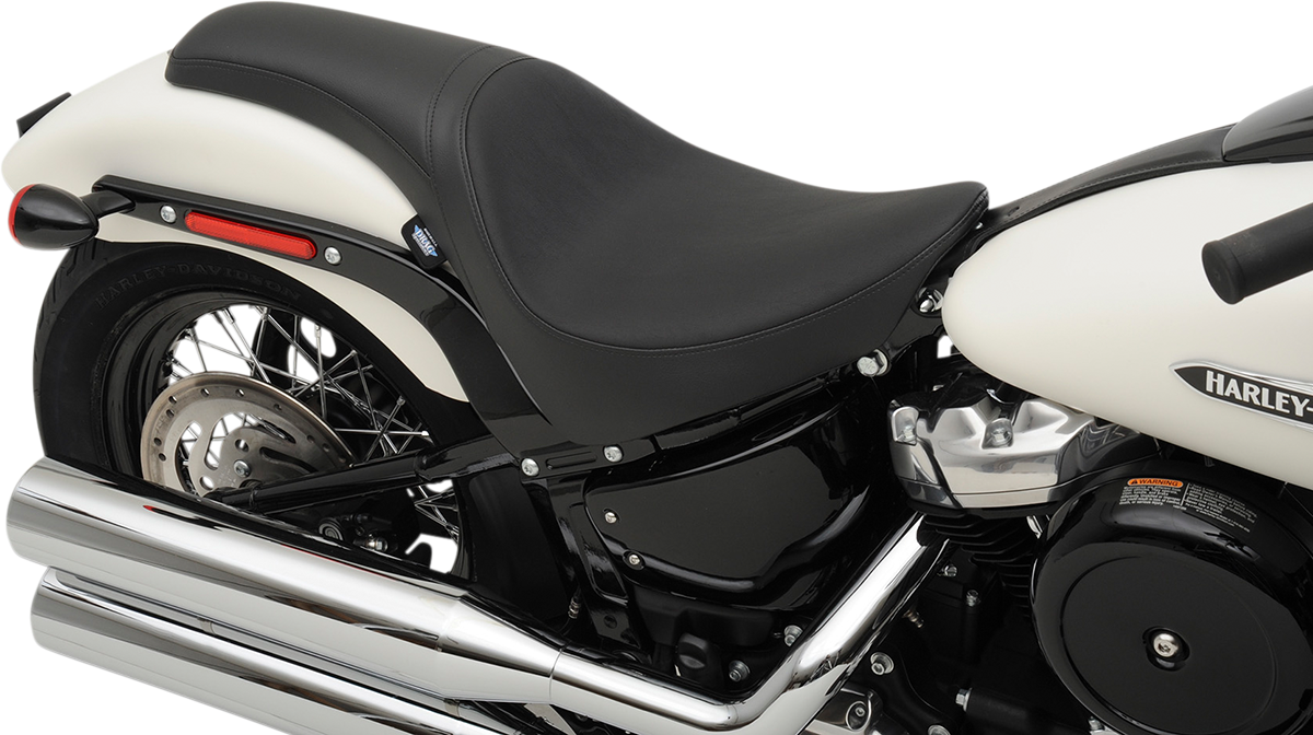 DRAG SPECIALTIES SEATS Predator Seat - Solar Leather - Smooth - FL/FX '18-'22 0802-1153