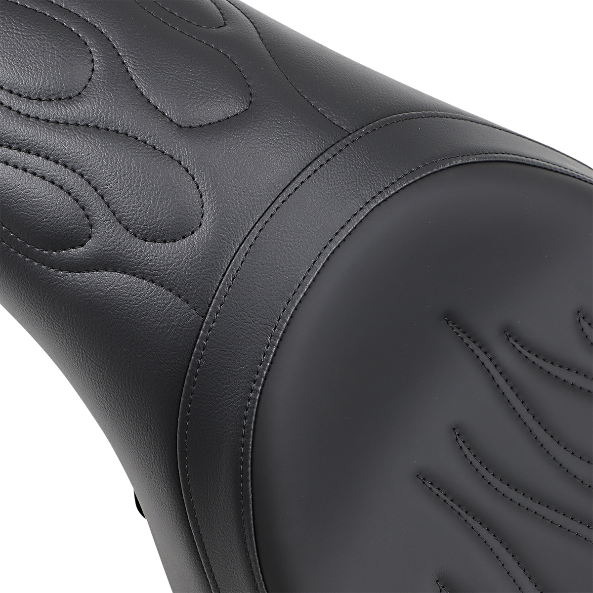 DRAG SPECIALTIES SEATS Predator Seat - Flame Stitched - XL '04-'22 0804-0399