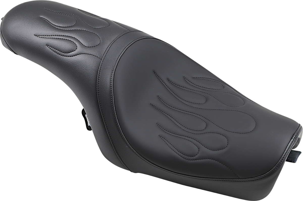 DRAG SPECIALTIES SEATS Predator Seat - Flame Stitched - XL '04-'22 0804-0399