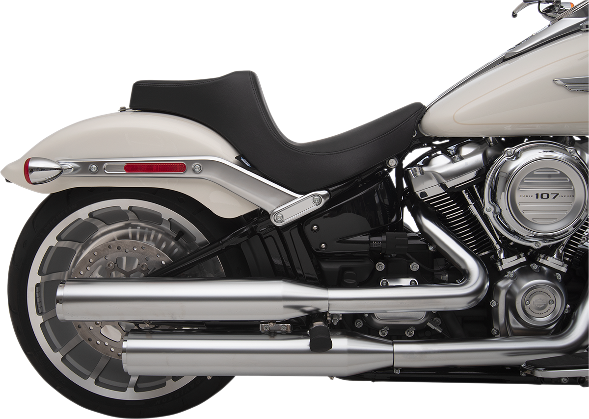 DRAG SPECIALTIES SEATS Predator III Seat - Black - Smooth - FXBR/S '18-'22 0802-1187
