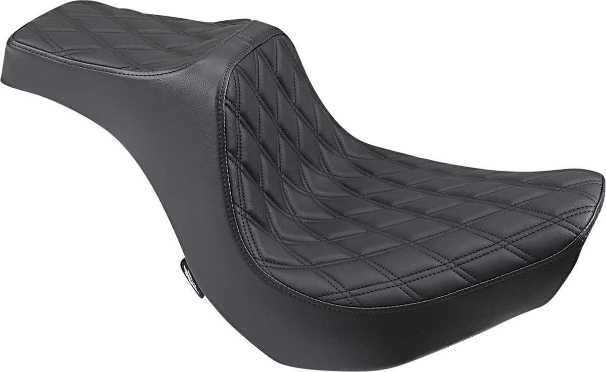 DRAG SPECIALTIES SEATS Predator III Seat - Double Diamond - Black Stitching - FXBR/S '18-'20 0802-1267